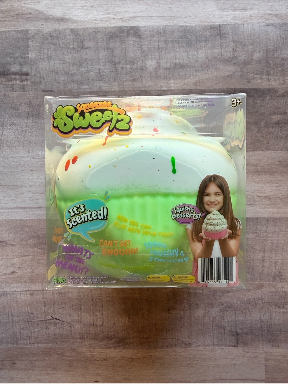 NEW SEALED PPNC Green Cupcake Squeezee Sweets